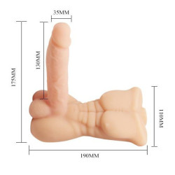 Baile Gode flexible et vibrant Bigger Man 13 x 3.5 cm